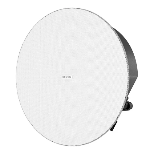 QSC AD-C6T-LPZB-WH AcousticDesign 6.5 Inch 2-Way Low-Profile Zero-Bezel Ceiling Loudspeaker (Pair, White)