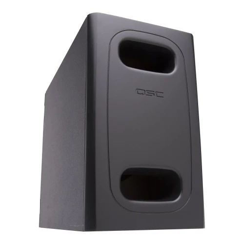 QSC AD-S.SUB-BK 6.5 Inch Dual Voice Coil Small-Format Surface Subwoofer (Black)