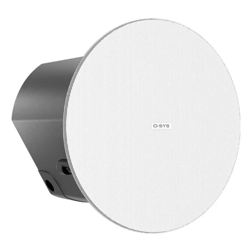 QSC AD-C6T-ZB-WH AcousticDesign 6.5 Inch 2-Way Zero-Bezel Ceiling Loudspeaker (Pair, White)