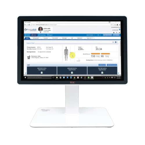 Hall Technologies HT-HVT27 27 Inch 2560x1440 @60Hz 2K Touch Monitor with Kickstand Mount
