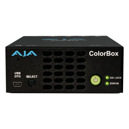 AJA ColorBox In-line HDR/SDR Algorithmic & LUT Color Transforms