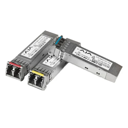 AJA FiberLC-1RX-MM 1-Channel 3G-SDI Multi-Mode LC Fiber Receiver SFP (for use with FiDO)