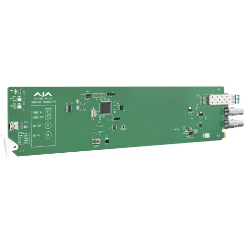 AJA OG-FiDO-TR-12G openGear 12G-SDI/LC Single Mode LC Fiber Transceiver