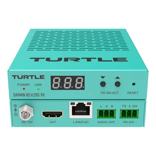 Turtle AV TAV-DARWINHD-RX Darwin HD H.265 HDMI 1080p60 4:4:4 AV-over-IP Receiver