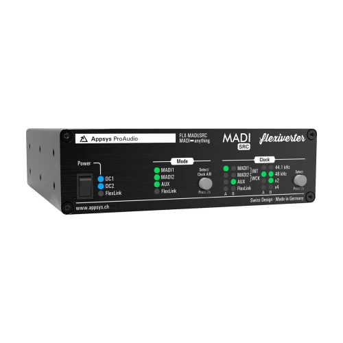 Appsys ProAudio FLX-MADI/SRC-COAX 2x2 MADI-to-Anything Converter with Built-In 64x64ch Sample Rate Converter
