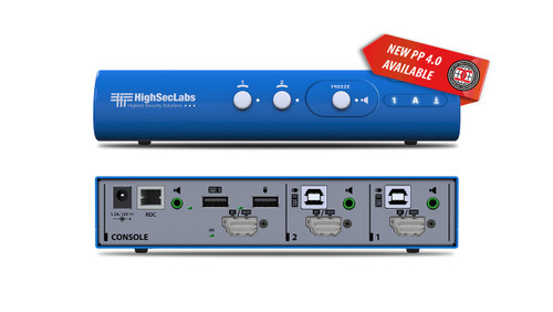Kramer SK21PH-4 2-Port Secure KVM Switch - original manufacturer image