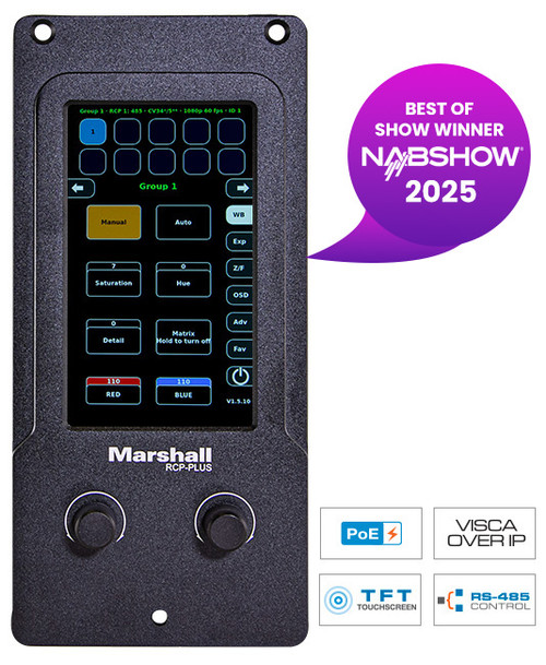 Marshall RCP-PLUS Touchscreen Camera Controller with RS-485 and IP