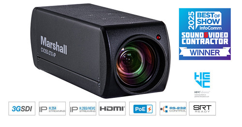Marshall CV355-27X-IP 27x Full HD IP and 3G-SDI Zoom Camera