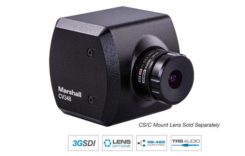 Marshall CV348 Compact Full HD 3G-SDI Camera, CS/C Mount