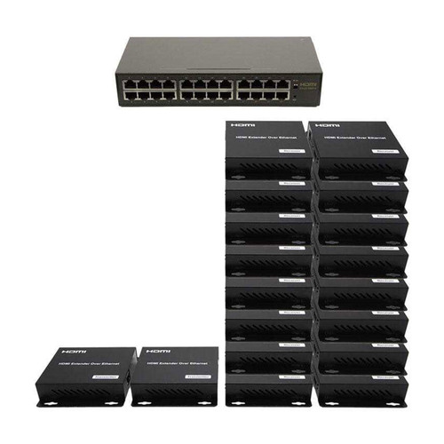 2x16 Network HDMI Matrix Switcher with WEB GUI & Remote IR