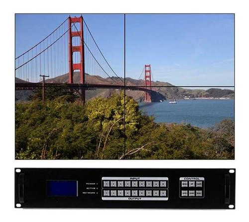 2x4 HDMI Matrix Switcher w/Scaling, Separate Audio, Apps, Video Wall & 100ms Switching