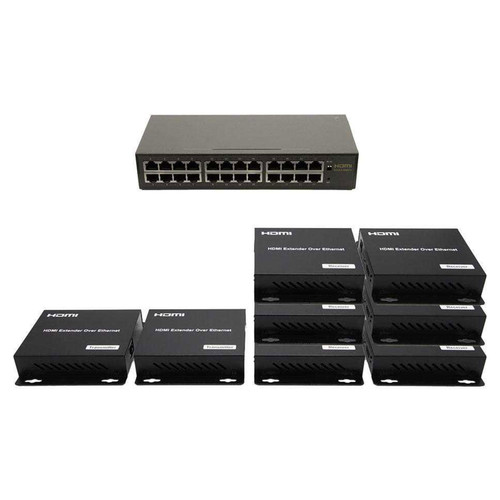 2x6 Network HDMI Matrix Switcher with WEB GUI & Remote IR 2x6 Network HDMI Matrix Switcher with WEB GUI & Remote IR