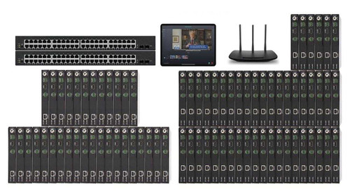 POE 32x46 HDMI Over IP Matrix Switcher w/iPad Real Time Video Preview