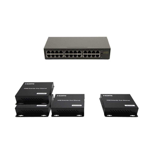 3x1 Network HDMI Matrix Switcher with WEB GUI & Remote IR
