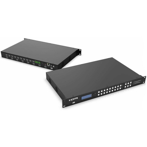 4K 30 Hz 9X9 Seamless HDMI Matrix Switch with 28-Video Wall Modes