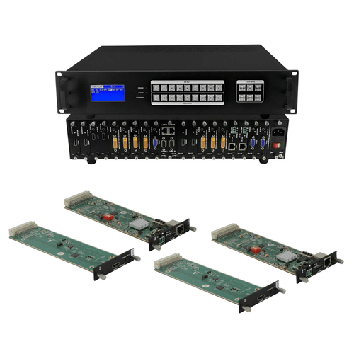 Build a 4K HDMI Matrix Switch with a 9x9 Chassis