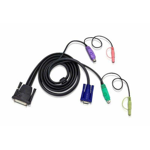 ATEN 2L1710P 33ft PS2 Legacy KVM cable w/Audio