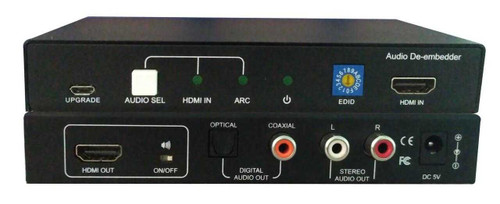 4K/60 HDMI Coax, Optical & R/L Audio De-embedder