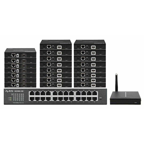 4K 7x16 HDMI Matrix Over Wireless LAN with iPad App