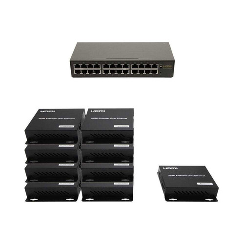8x1 Network HDMI Matrix Switcher with WEB GUI & Remote IR