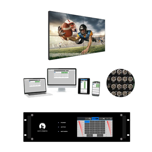 8x12 SDI Matrix Switch with a Video Wall Function & Apps