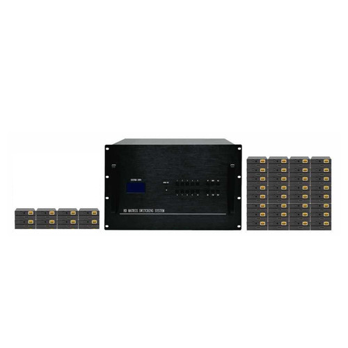 4K 8x32 HDMI Matrix HDBaseT Switch with 32-CAT5 Extenders