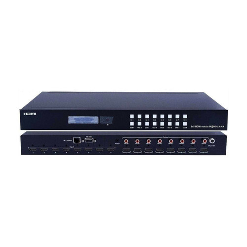 WolfPack 4K 60 Hz 8x8 HDMI Matrix Switcher with HDR, HDMI 2.0 & HDCP 2.2 compliancy