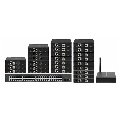 4K 9x16 HDMI Matrix Over Wireless LAN with iPad App 4K 9x16 HDMI Matrix Over Wireless LAN with iPad App