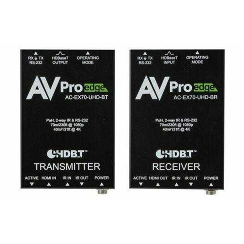 AVPro Edge AC-EX70-UHD-BKT 4K HDMI Extender (TX/RX) Kit