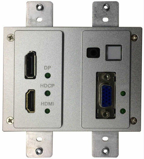 DP & HDMI Wallplate Transmitter Over HDBaseT
