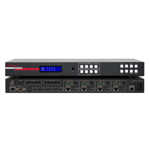 Hall Research HSM-44-BX 4K 4X4 HDMI Matrix Switch