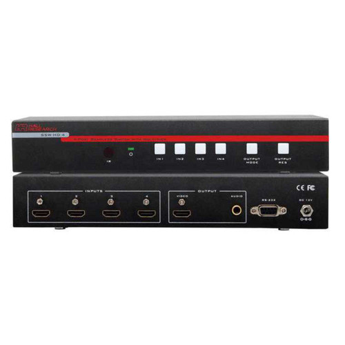 Hall Research SSW-HD-4 4-Input HDMI Seamless Switch