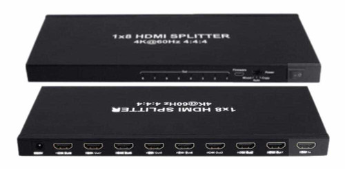 4K 1x2 HDMI Splitter w/18GBPS Audio Extractor & HDMI 2.0b HDCP 2.2 & HDR,  WolfPack