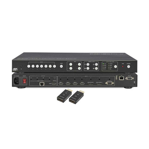 KanexPro HDBT-VTSC72-4K 4K Video Tiler & Scaler Switcher w/ HDBaseT KanexPro HDBT-VTSC72-4K 4K Video Tiler & Scaler Switcher w/ HDBaseT