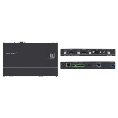Kramer DIP-20 4K60 4:2:0 HDMI & VGA Switcher & PoE Provider HDBaseT