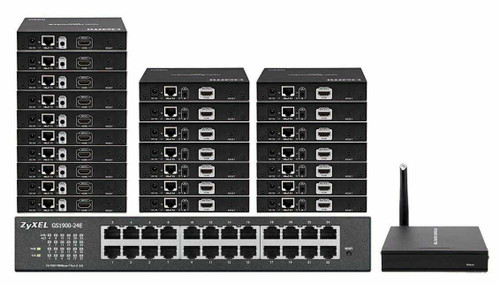 4K 10x14 HDMI Matrix Over Wireless LAN with iPad App