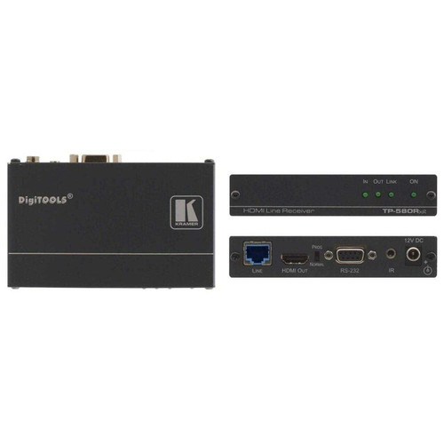 Kramer TP-580RXR 4K60 4:2:0 HDMI HDCP 2.2 Receiver with RS-232 & IR