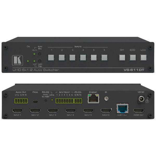 Kramer VS-611DT 6x1:2 4K60 4:2:0 HDMI Auto Switcher