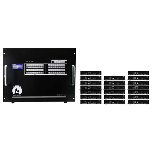 4K 10x20 HDMI Matrix HDBaseT Switcher w/20-HDBaseT Receivers & Apps