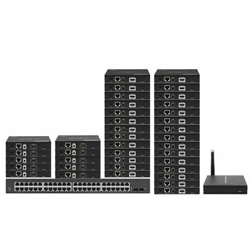 4K 10x28 HDMI Matrix Over Wireless LAN with iPad App