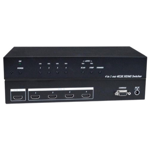 NTI SE-4K18GB-4RS 4K 18Gbps 4-Port HDMI Switch with IR & RS232 Control