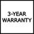 3 Year Warranty