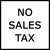 No Sales Tax