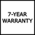 7-Years Warranty