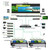 Schematic of a 4K 30 Hz AV Over IP POE Matrix Switch