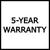 5 Year Warranty