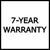 7-Years Warranty