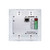 Aurora Multimedia VPX-TC1-WP2-Pro-W 4K60 4:4:4 1Gbps AV over IP Wall Plate Transceiver - White