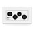 Blustream DA22XLR-WP-US-V2 XLR Dante Audio Wall Plate