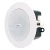 QSC AD-C.SAT-WH 2.75 Inch Small-Format Passive Ceiling Satellite Loudspeakers (White, Pair)